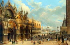 Площадь Сан-Марко. Венеция, Италия. XIX век.